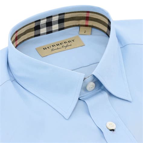 burberry camicia uomo blu|Camicia in corduroy (Blu metallo) .